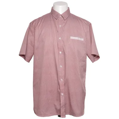 Korte mouwen shirt (Rood, Wit) van Coofandy Katoen