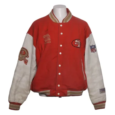 Collegejakke (Rød, Beige) fra NFL Acetat, Polyamid, Polyester, Uld