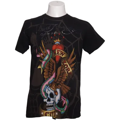 T-shirt (Black, Multicolored) from Ed Hardy by Christian Audigier