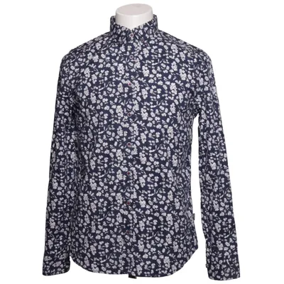 Chemise (Bleu, Blanc) de Carisma Coton, Élasthane