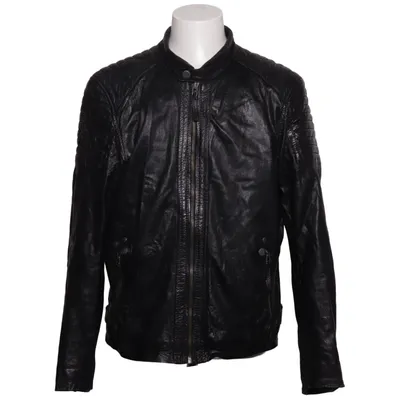 Leather jacket (Black) from Gipsy by Mauritius