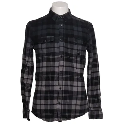 Flannel skjorte (Sort, Grå) fra Chapter Bomuld