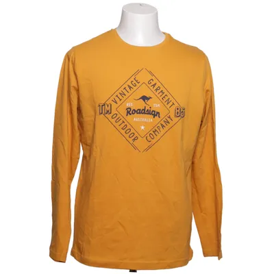 Langærmet t-shirt (Gul) fra Roadsign Australia Bomuld