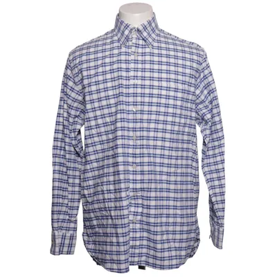 Skjorte (Blå, Hvid) fra Charles Tyrwhitt Bomuld