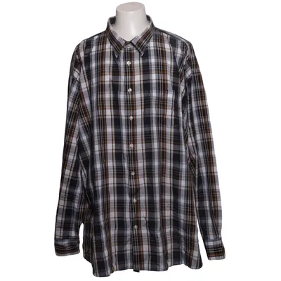 Flannel skjorte (Sort, Hvid, Beige) fra Henderson Bomuld, Polyester