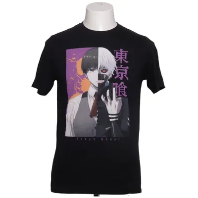 T-shirt (Black, Multicolored) from Gildan Cotton