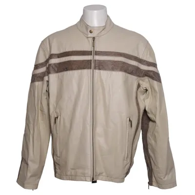 Lederjacke (Beige, Braun) von JCC Collection Leder, Polyester