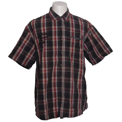 Short sleeve shirt (Black, Red, Beige) from Jim Spencer Cotton