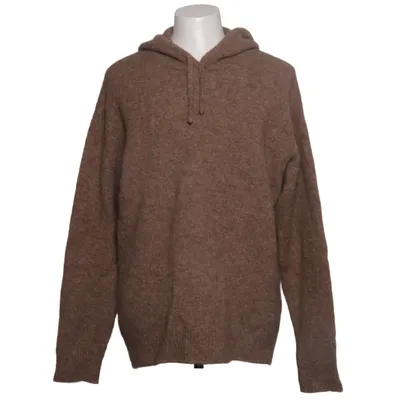 Kapuzenpullover (Braun) von Octobre Éditions Alpakawolle, Elasthan, Merinowolle, Polyamid