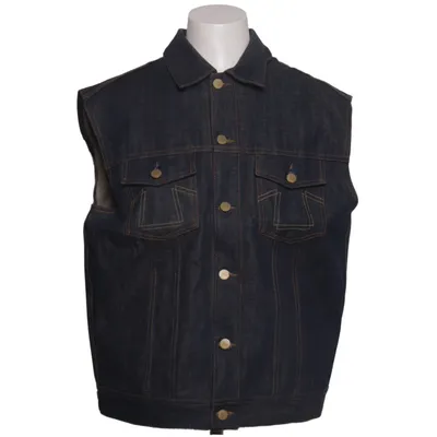 Spijker gilet (Blauw) van Eat Dust Katoen