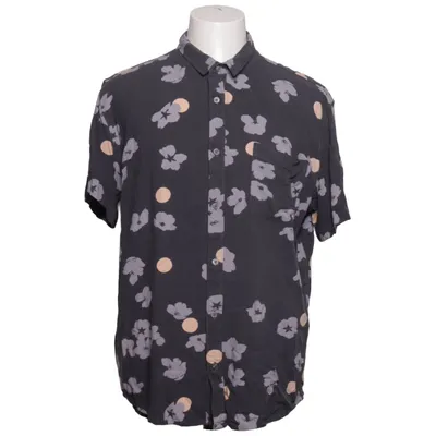 Kortærmet skjorte (Grå, Flerfarvet) fra Quiksilver Viscose