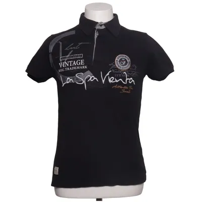 Polo (Noir, Blanc) de Violento Coton