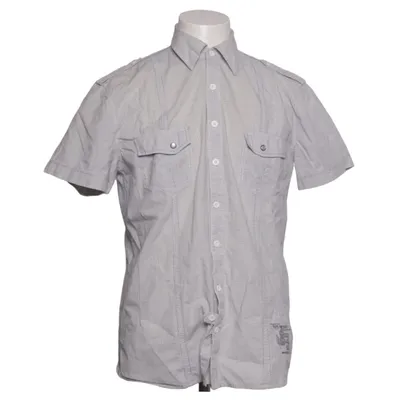 Short sleeve shirt (White, Black) from 98-86 Cotton