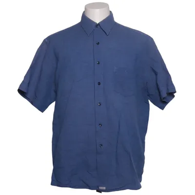Short sleeve shirt (Blue) from Chevy Cotton, Linen