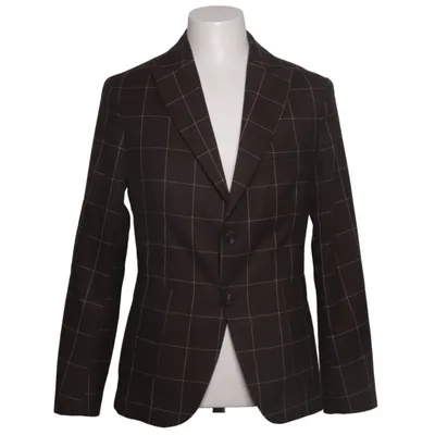 Blazer (Brun) fra Dan John Polyester, Viscose