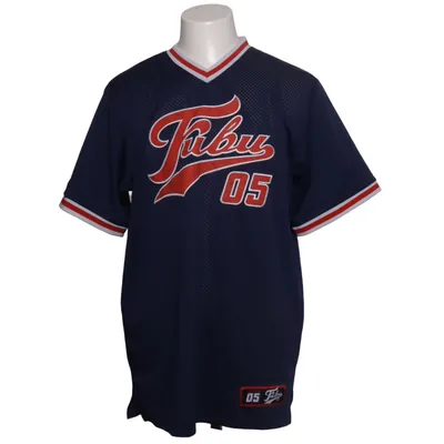 Baseball T-shirt (Blue, White, Red) from Fubu Polyester