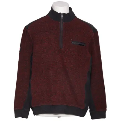Fleecetröja (Röd, Svart) från Engbers Bomull, Polyester, Viskos