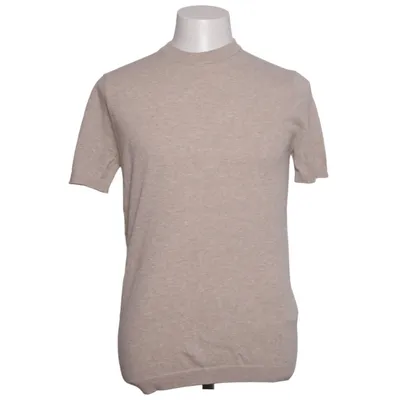 T-shirt (Beige) de Moss Coton, Lin, Nylon, Polyester recyclé