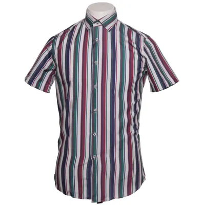 Chemise à manches courtes (Blanc, Bleu, Vert) de Criminal Damage Polyester