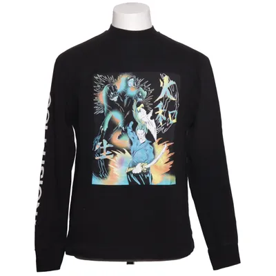 Långärmad t-shirt (Svart, Flerfärgad) från Collusion Bomull