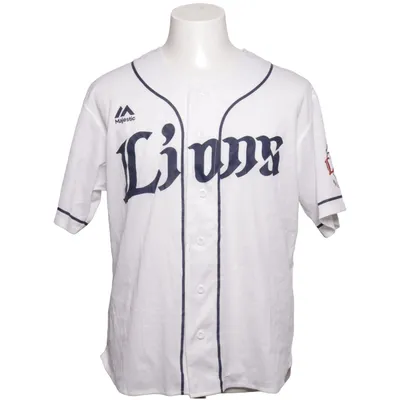 Baseballtröja (Vit, Blå) från Majestic Athletic Polyester