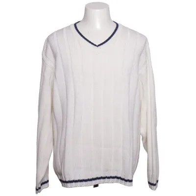 Pullover (White, Blue) from Classical Clothes Company Acrylic
