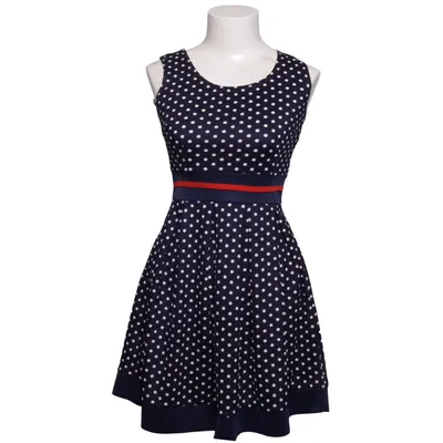 Klänning (Blå, Vit, Röd) från Maryley Elastan, Polyester
