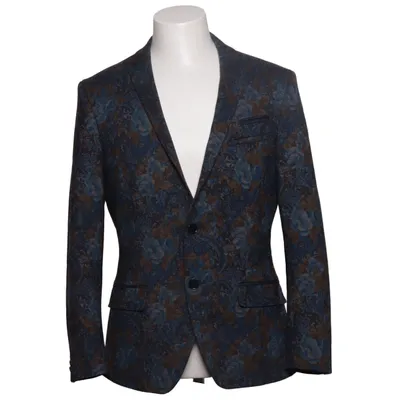 Blazer (Blauw, Bruin, Meerkleurig) van Bertoni Elastaan, Polyester, Viscose