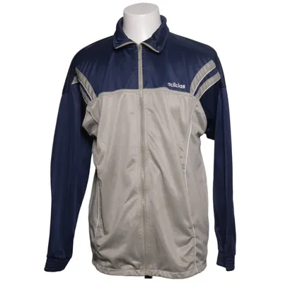Sports jacket (Blue, Gray) from Adidas Neo Polyester