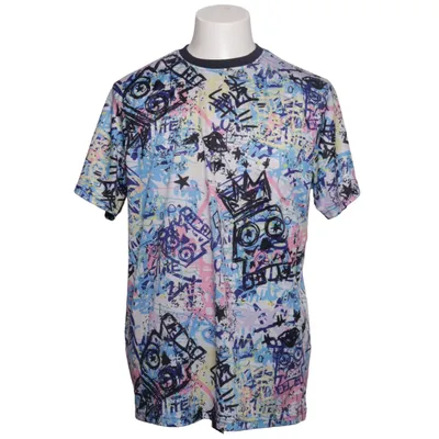 T-shirt (Vit, Flerfärgad) från Fresh Polyester