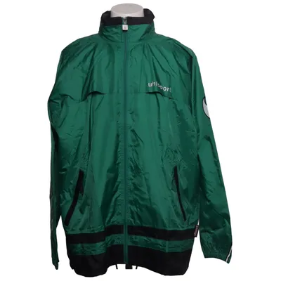 Sports jacket (Green, Black) from Uhlsport Polyamide, Polyester
