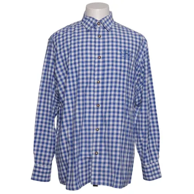 Skjorta (Blå, Vit) från Wiesnkönig Bomull, Polyester