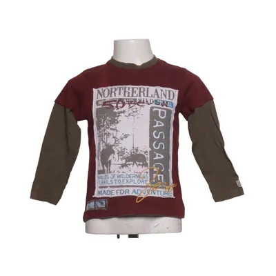 T-shirt à manches longues (Rouge, Vert, Multicolore) de Bondi Coton