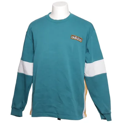 Sweatshirt (Vert, Blanc) de Adidas Originals Coton, Polyester