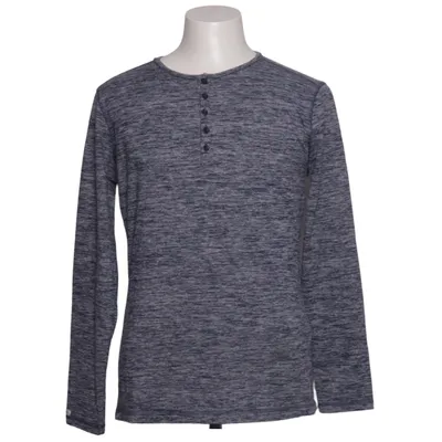 Henley shirt (Blauw, Grijs) van Key Largo Elastaan, Polyester