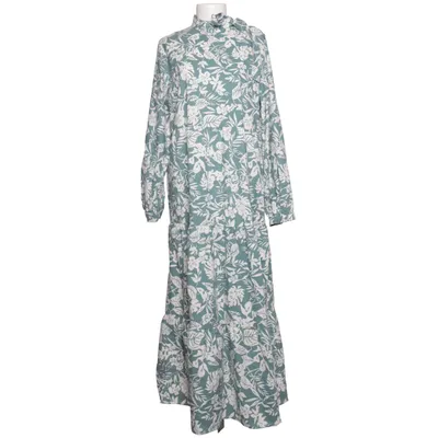 Maxi dress (Green, White) from DeFacto Woman Cotton, Polyester