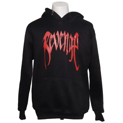 Capuchon sweater (Zwart, Rood) van Revenge