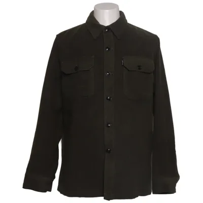 Overshirt (Petrol green) from Schott NYC Acrylic, Cotton, Polyester, Wool