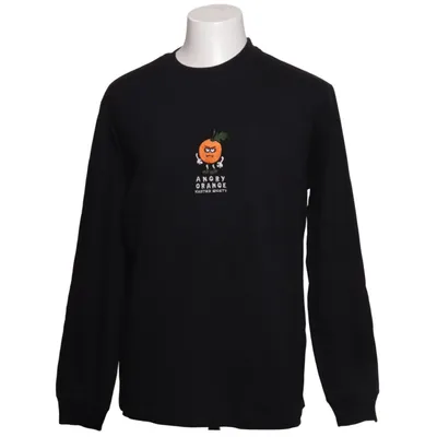 Long sleeve T-shirt (Black) from Kaotiko Cotton