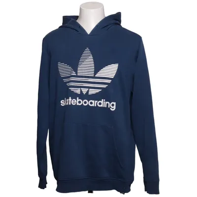 Hoodie (Blue) from Adidas Skateboarding Cotton, Polyester