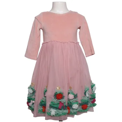Robe (Rose, Multicolore) de Mini Boden Coton, Polyester