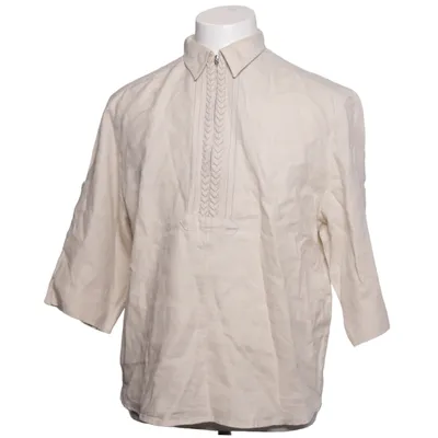 Short sleeve shirt (Beige) from Hess Frackmann Linen