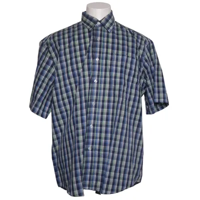 Kortärmad skjorta (Blå, Grön, Vit) från Rick Armand Bomull, Polyester