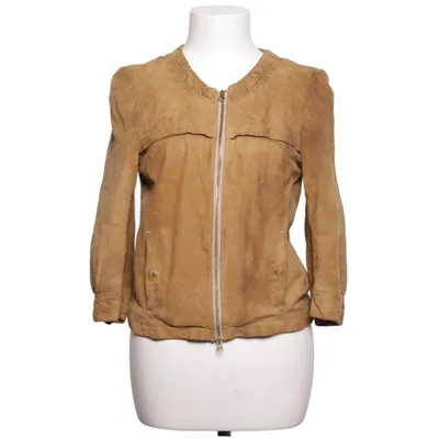 Læderjakke (Brun) fra Closed Bomuld, Polyester, Læder