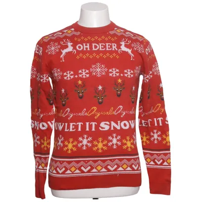 Julesweater (Rød, Hvid, Gul) fra Originals by Jack & Jones Bomuld