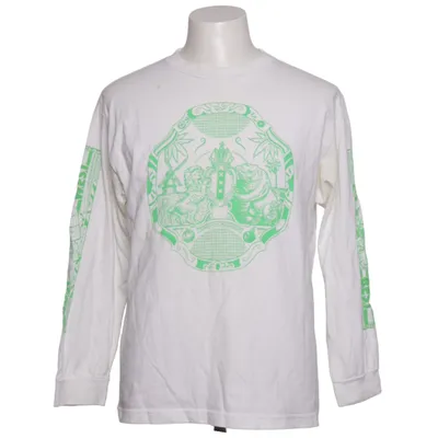 Long sleeve T-shirt (White, Green) from The Hundreds Cotton