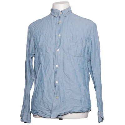 Chemise (Bleu) de H&M Coton, Lin
