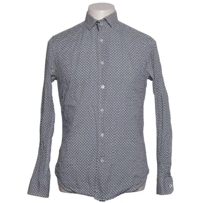 Shirt (Blue, White) from Ganesh Cotton, Elastane