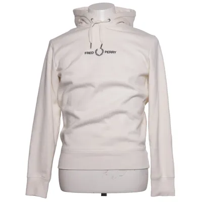 Capuchon sweater (Wit) van Fred Perry Katoen, Elastaan, Polyester