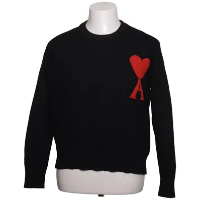 Pull-over (Noir, Rouge) de AMI Paris Coton biologique